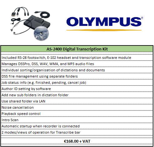 Olympus Digital Transcription